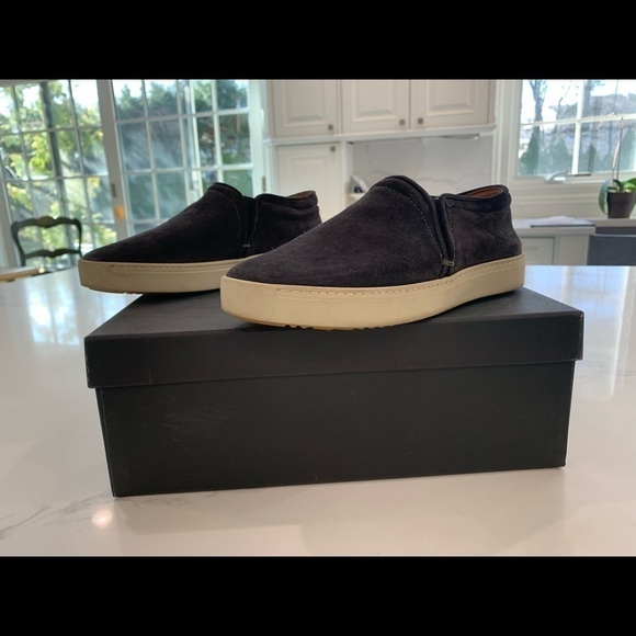 RAG & BONE Kent Slip-on sneaker charcoal grey suede sz 35 or 5 EUC - Picture 2 of 9